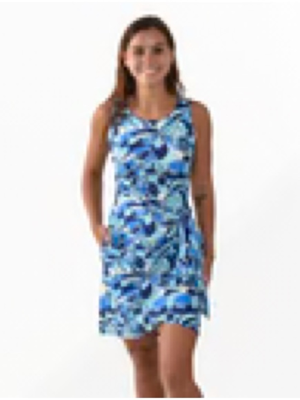 Southwind Apparel Cabo Wrap Dress - Sea Petals NWT - size large